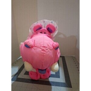 Fisher Price Puffalump Big Things Pink baby Hippopotamus Plush